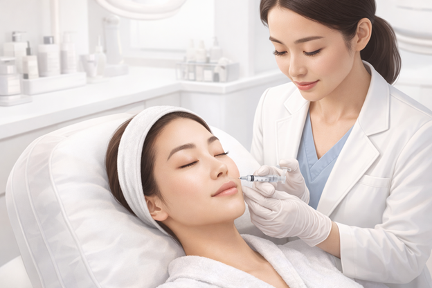 Prosedur skin booster adalah perawatan dengan cara menyuntikkan bahan aktif seperti hyaluronic acid, DNA salmon, atau peptide ke dalam lapisan dermis kulit. Tujuannya untuk menghidrasi kulit dari dalam, memperbaiki tekstur, meningkatkan elastisitas, dan membuat kulit tampak lebih sehat serta glowing secara alami. Perawatan ini dilakukan oleh dokter kecantikan profesional dan disesuaikan dengan kondisi serta kebutuhan kulit masing-masing individu.